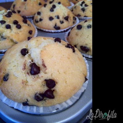 Muffin Con Gocce Di Cioccolato