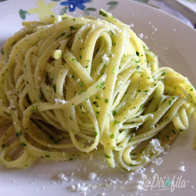 Trenette Con Pesto Di Rucola