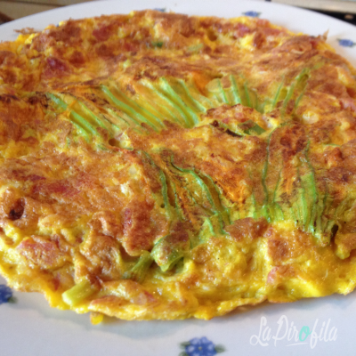 Frittata Con Fiori Di Zucca