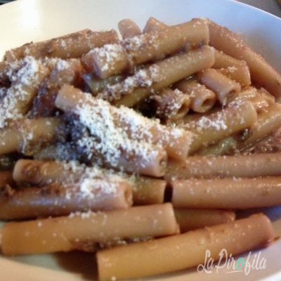 Pasta Con Pesto Di Radicchio