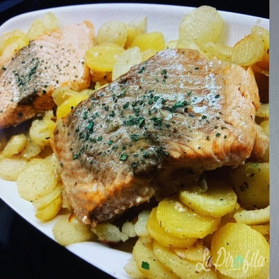 Salmone Con Patate